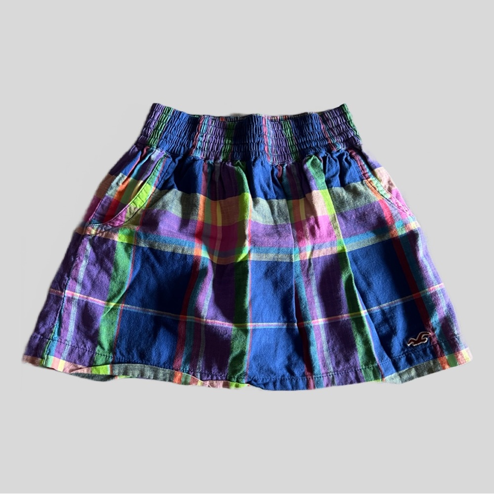 Hollister Plaid Mini Skirt | Bright Colors XS size